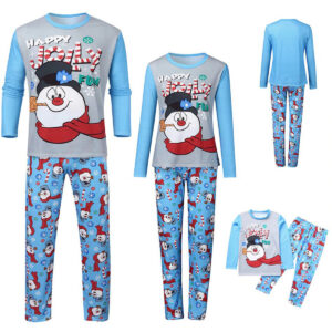 Matching Frosty Snowman Pajamas