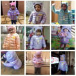 3 3 1 1 Infant Toddler & Kids Holographic Winter Bear Down Jacket