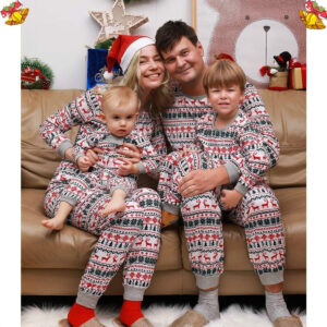 4 14 1 Matching Merry Christmas Pajamas