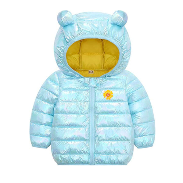 5 4 1 1 Infant Toddler & Kids Holographic Winter Bear Down Jacket