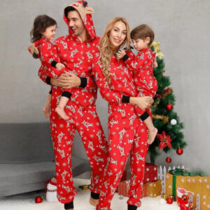 Hooded Family Christmas Pajamas