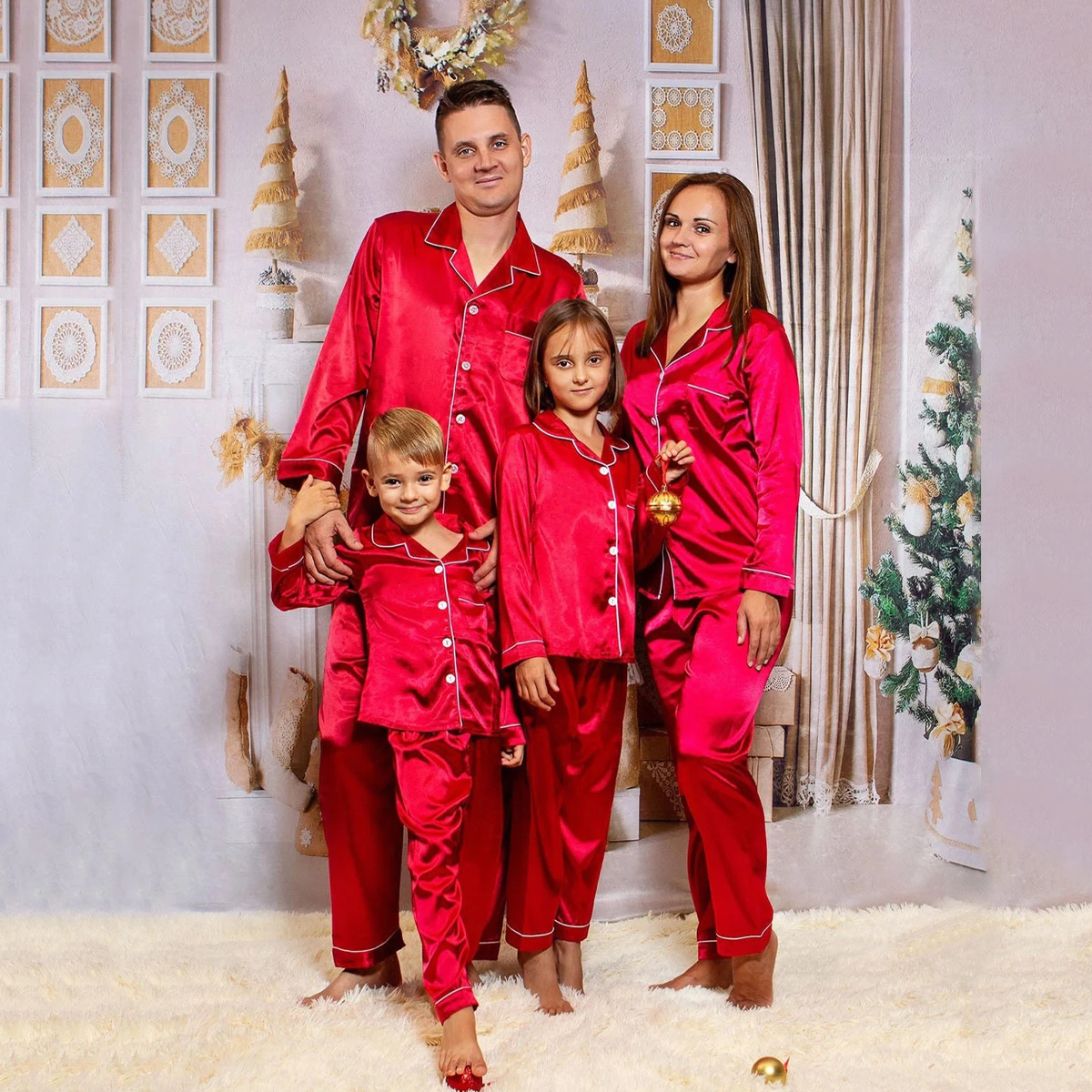 pjms 1 10 Best Matching Family Christmas Pajamas 2022