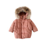 525 O1CN01cDjSBQ1YrnjWRUjxC 3052613113.jpg 400x400 Girls Hooded Puffer Jacket with Warm & Fluffy Fur Hoodie