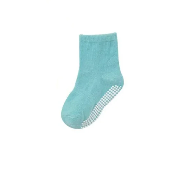 6 3 6 Pairs Non Skid Socks – Multicolor Gripper Socks for Infants