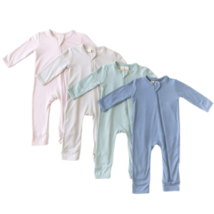 Infant zip up pajamas