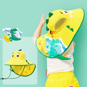 Children Summer Swimming Quick drying Hats For 6 Months To 18 Years Old Kids Wide Brim 2 Kids Cartoon Snapback Caps
