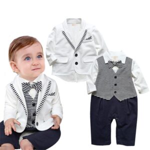2PCs Baby Boy Tuxedo Outfit