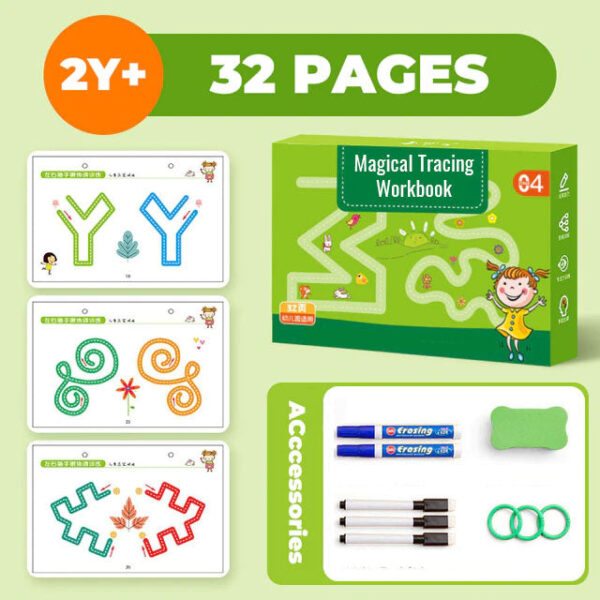 Magical Tracing Workbook - Complete Tracing Set