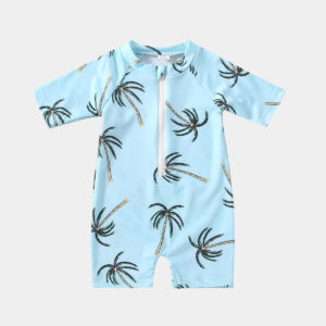 Palm Tree Print Swimsuit