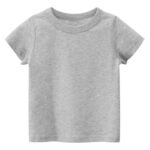 Kids Plain T Shirt Tops for Child Boys Girls Baby Toddler Solid Blank Cotton Clothes White 3 Kids Plain T Shirt Tops For Child Boys Girls Baby Toddler Solid Blank Cotton Clothes White Black Children Summer Tees 1-8 Years - T-shirts
