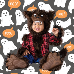 Infant Werewolf Costume Outfit Set for Halloween