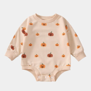 Baby Pumpkin Print Bodysuit