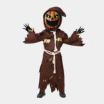 Artboard 1 2 Kids Pumpkin Scarecrow Costume - Halloween Attire