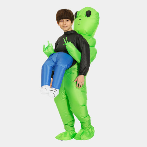 Artboard 5 Kids Inflatable Alien Costume - Blow Up Alien costume