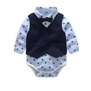 Untitled design 2024 02 16T131145.084 3 Piece Baby Boy vest suit | Gentleman Outfit with Hat & Tie